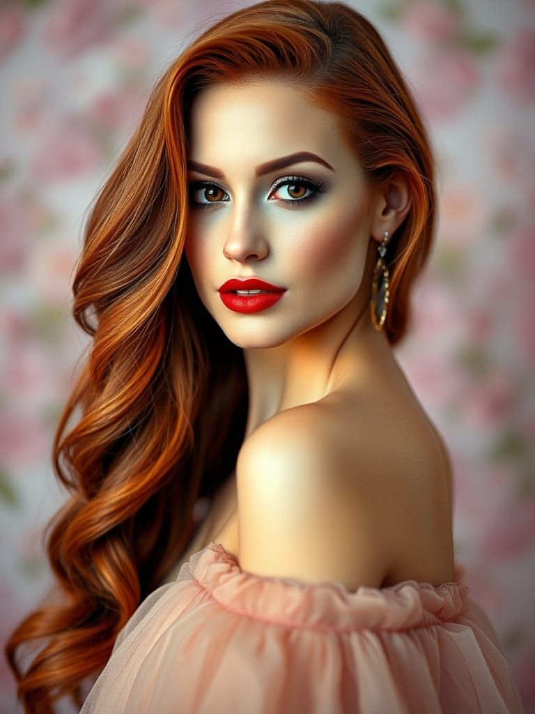 Ethereal Portrait in Soft Pastels