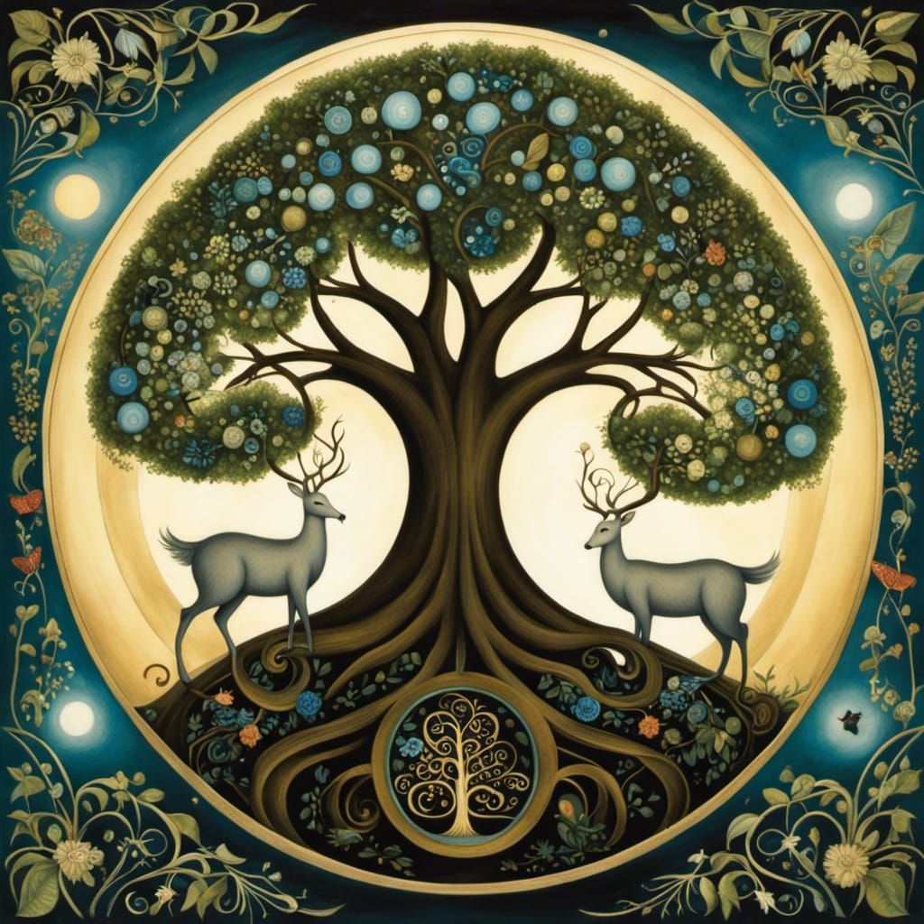Tree of Life: Peace on Earth, Illustrated Style