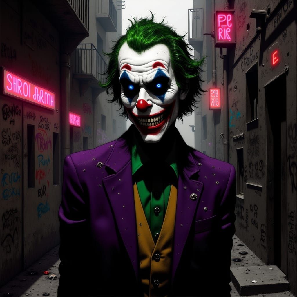 The Joker Embodies Zodiac's Trickster in a Dark Gothic Aesth...