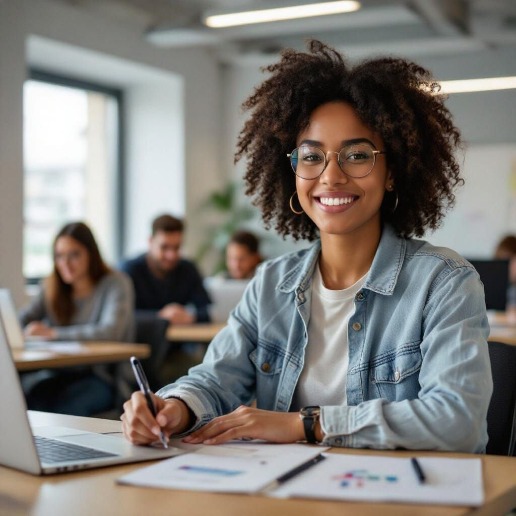 Successful PhD Student Achieving Academic Goals