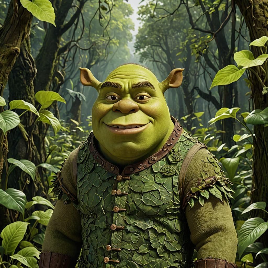 Balenciaga clothes with a Shrek theme