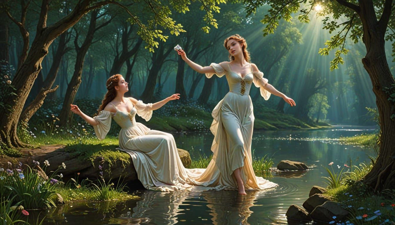 You're walking meadows in my mind, 
Making waves across my t...