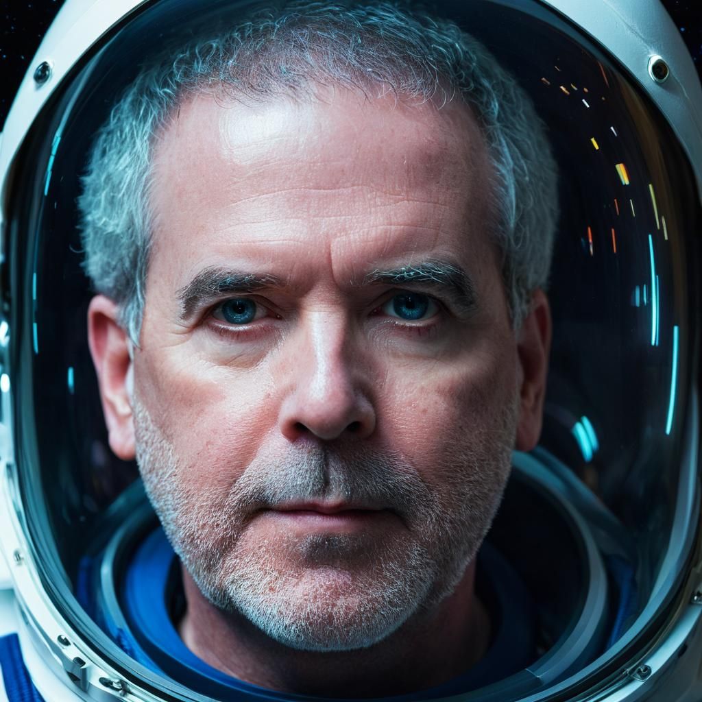 Stellar Portrait in Cosmic Splendor