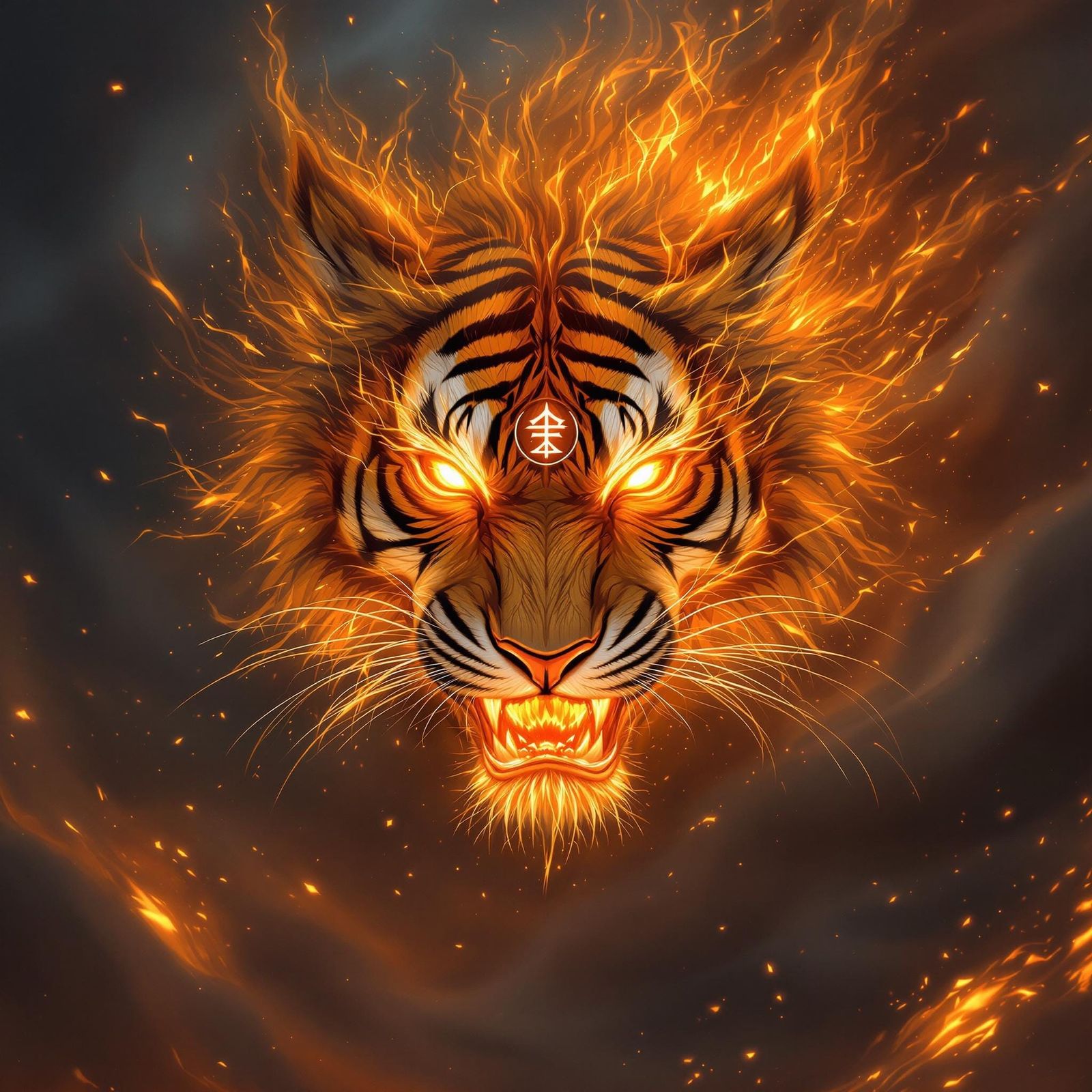 Chaotic divine tiger