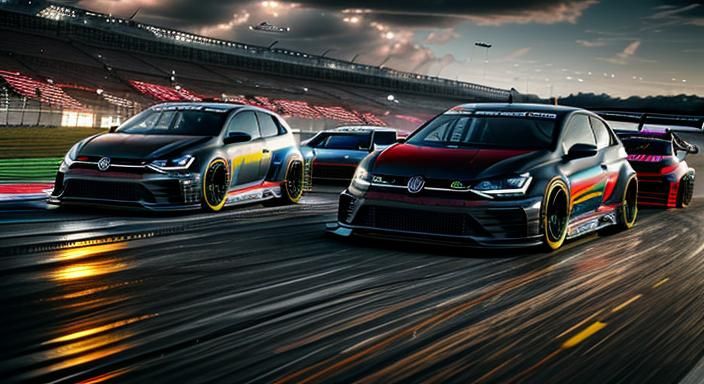 Volkswagen GTI Races into the Sunset