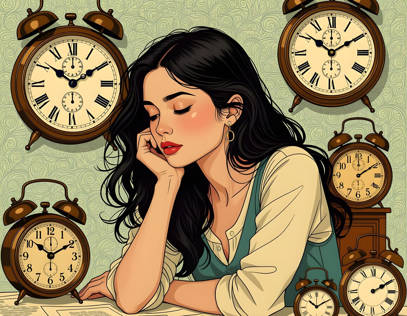 AI Interpretation of 'And of Time'