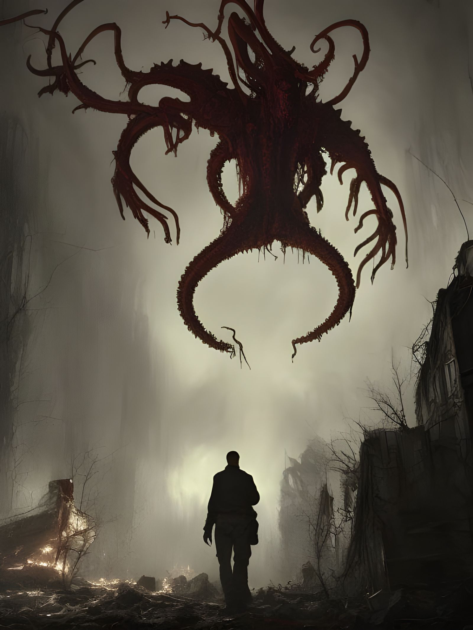 Cthulhu Destroys Heaven: A Dark Post-Apocalyptic Vision