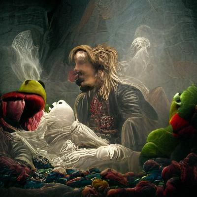 The Muppets Snorting Cocaine with Johnny Depp