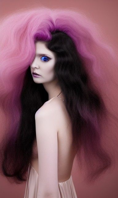 Pastel Angel in Liquid Silk: Wes Anderson Style