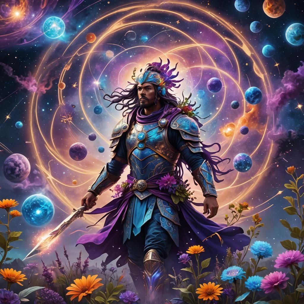 Sacred Warrior in Celestial Harmony