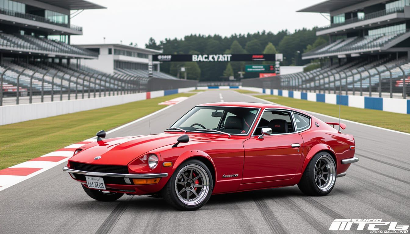 Retro-Modern Sports Car in Candy Apple Red