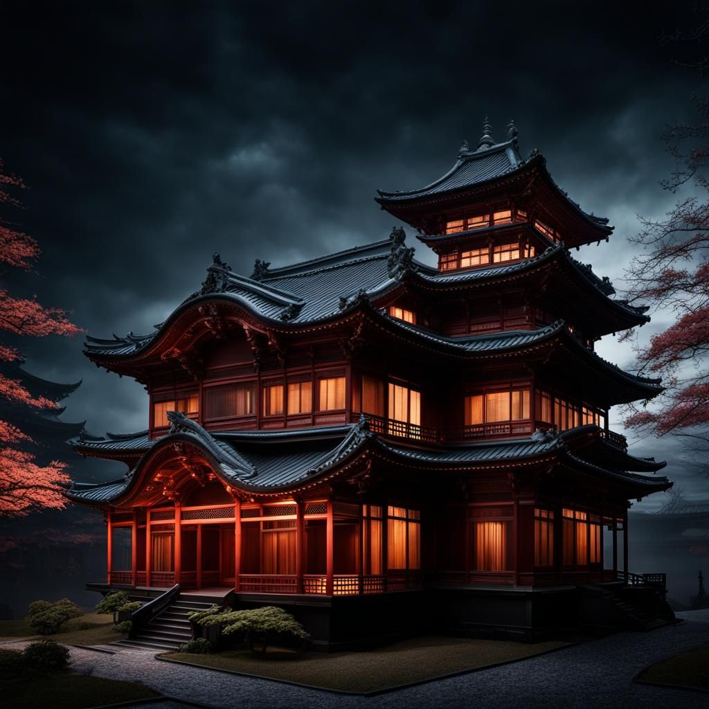 Scary Haunted House in Japan: Rococo Architecture