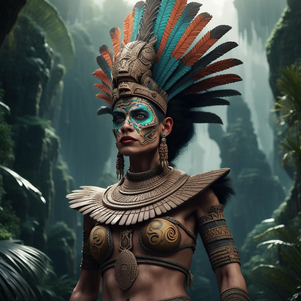 Aztec Bride of Frankenstein: Warrior Goddess