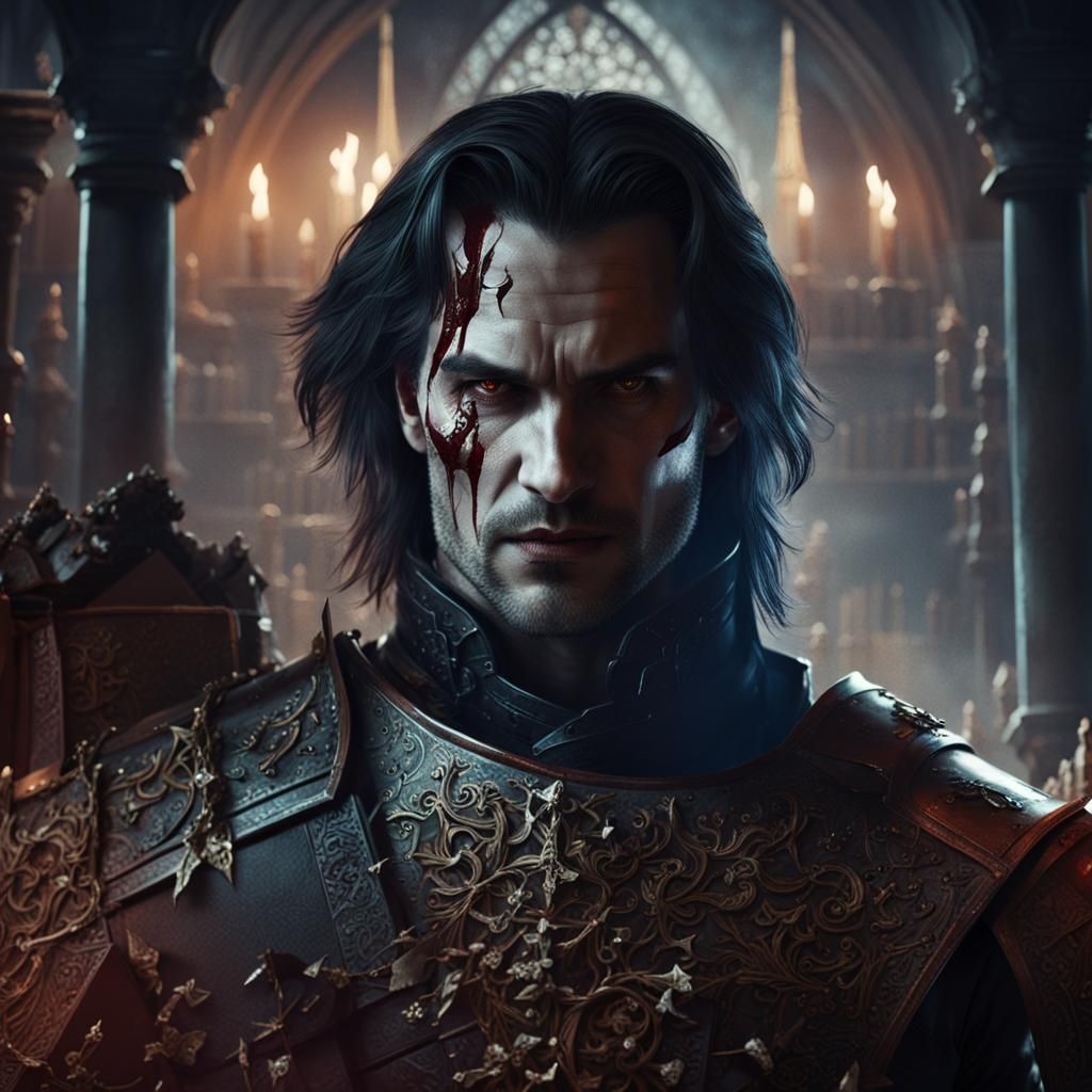 Vampire Blood Sorcery in Gothic Armor
