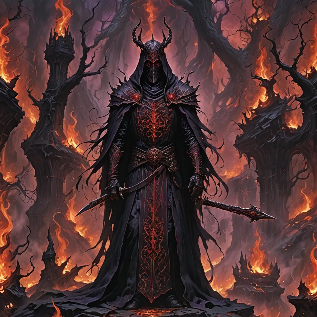 Lord of Endless Shadows in Crimson Twilight