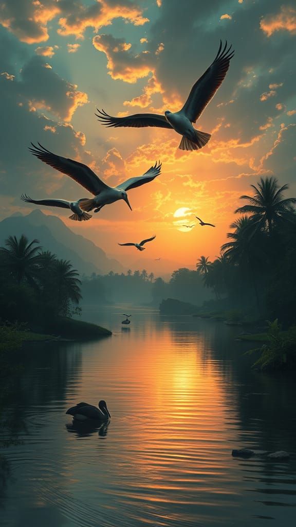 Egyptian spring time ibis