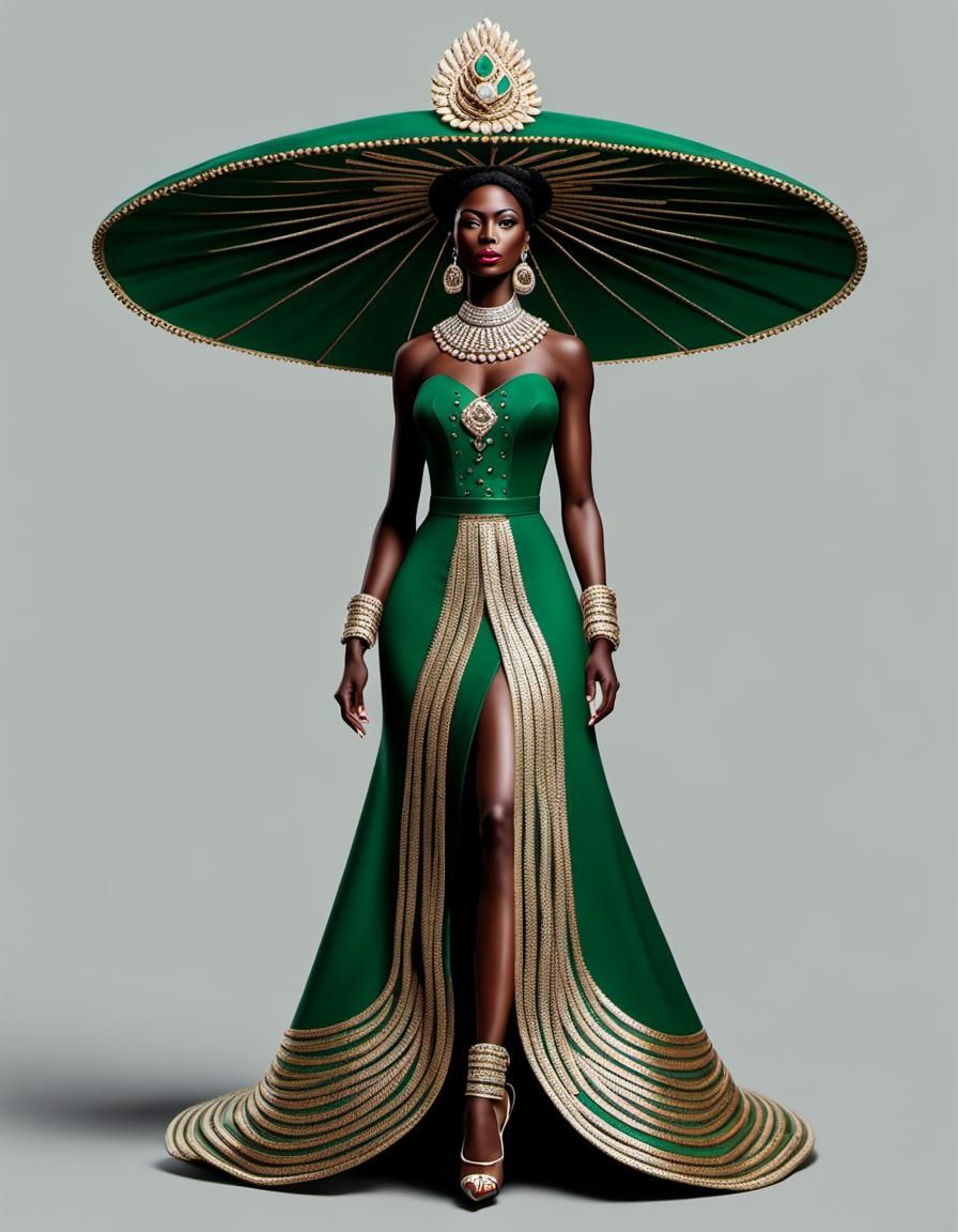 Colombian Beauty in Modern Minimalist Dress