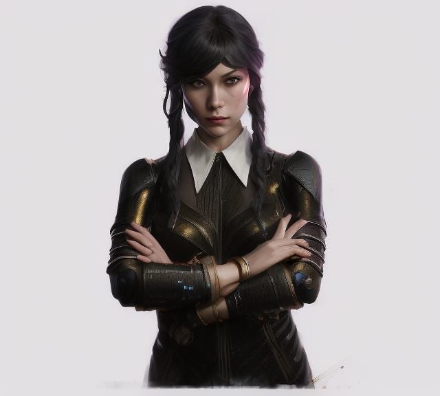 Gorgeous Night Superhero in Hyper-Detailed Art