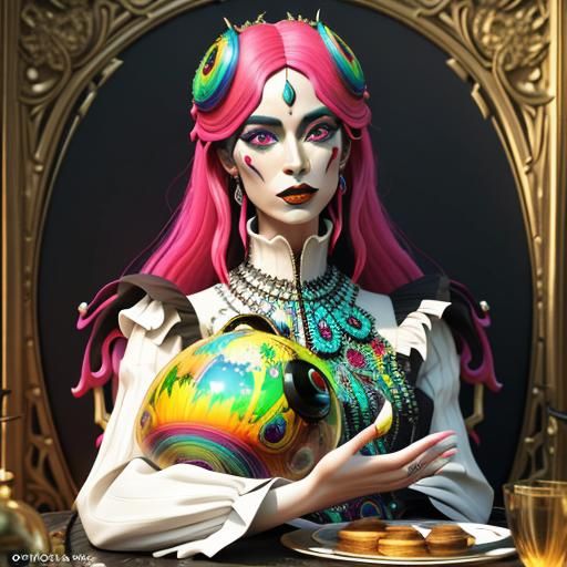 Surreal and Glamorous 3D Render in CGI