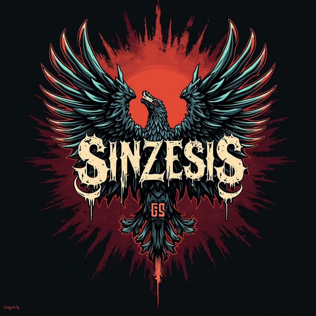 Sinzesis Band Logo: Fusion of Rock Music Styles