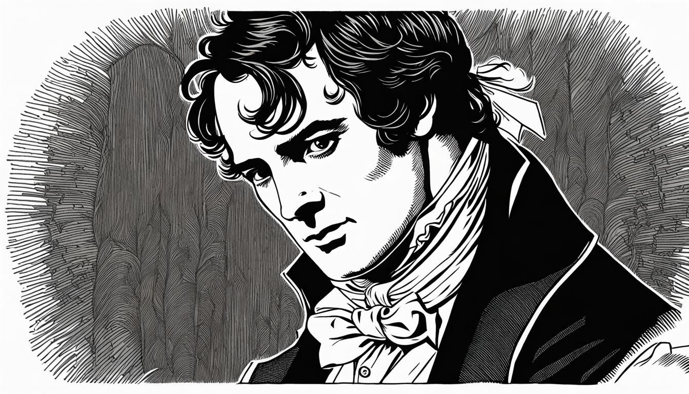 Mr. Darcy: Pen and Ink Portrait