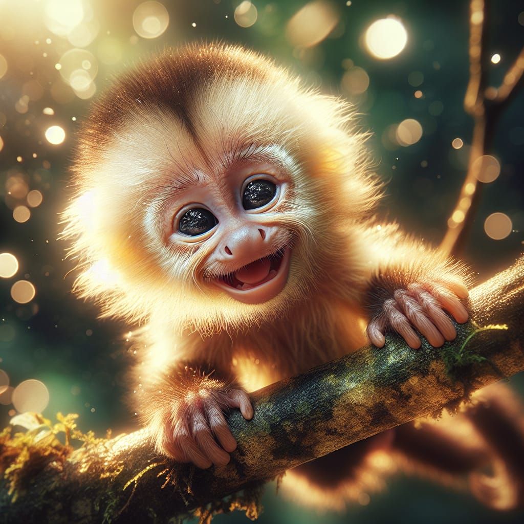 BABY CAPUCHIN MONKEY 4