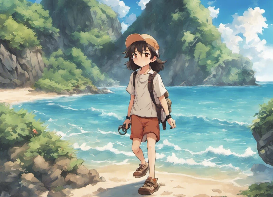 Adventurous Boy Arrives on Hidden Anime Island