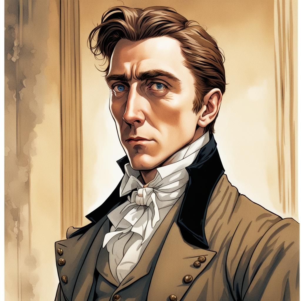 Regency Gentleman in Milo Manara Art Style