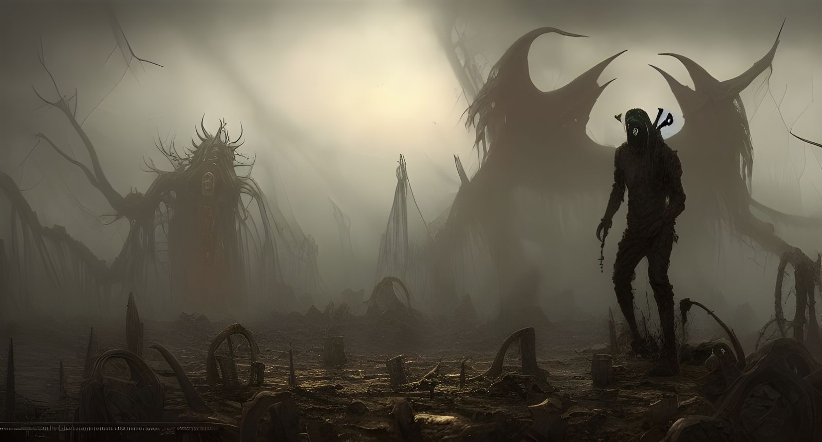 Post-Apocalyptic World Ruined by Lovecraftian God