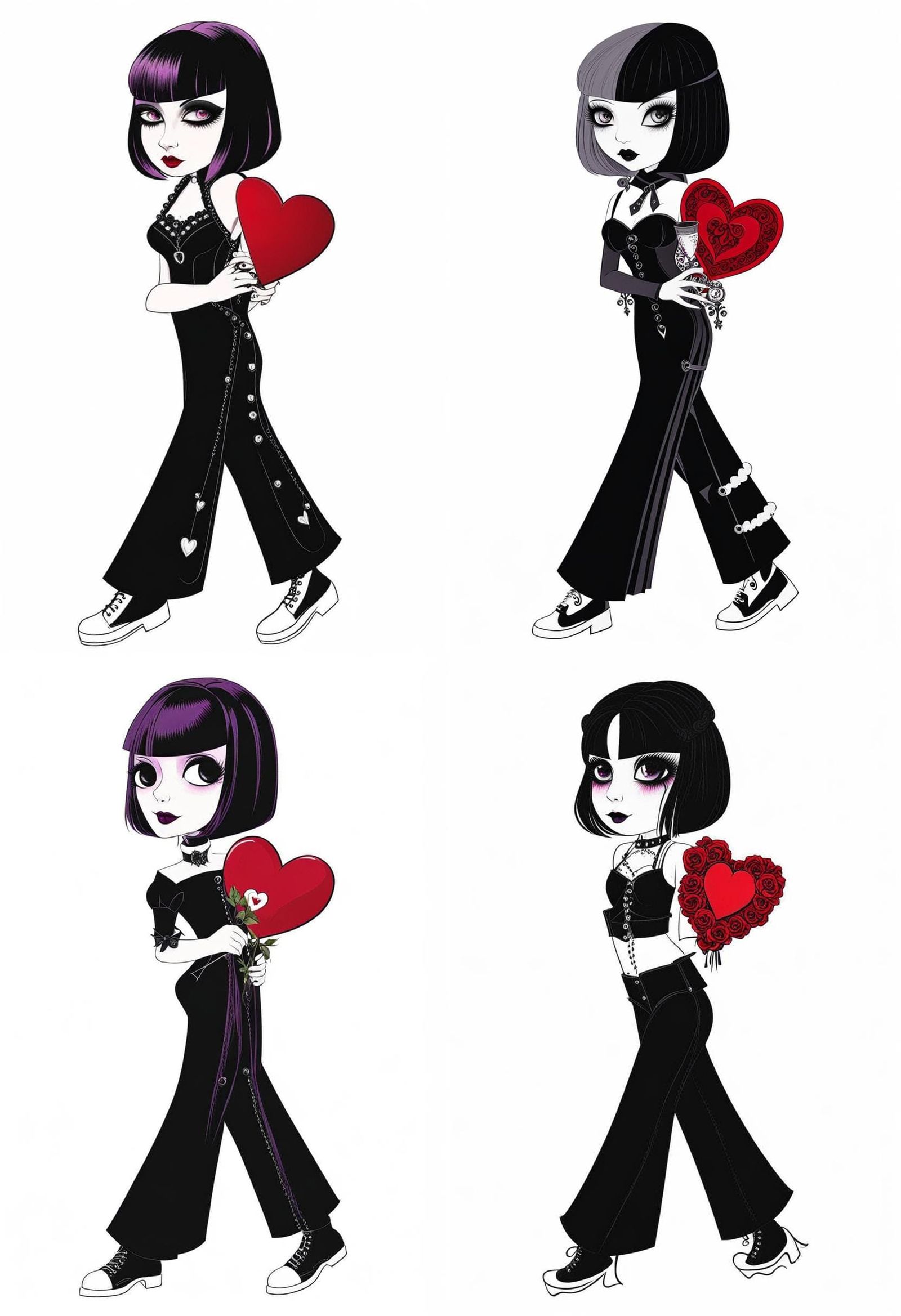 Gothic Valentine's Day Art