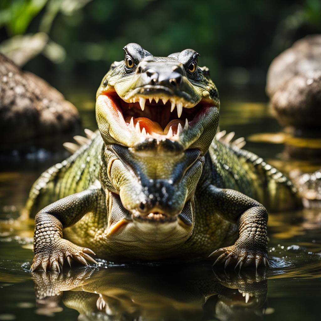 Piranha-Alligator Hybrid Creature