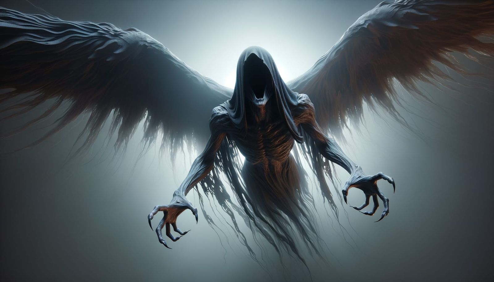 Ultrarealistic 3D Rendering of a Sinister Ghost