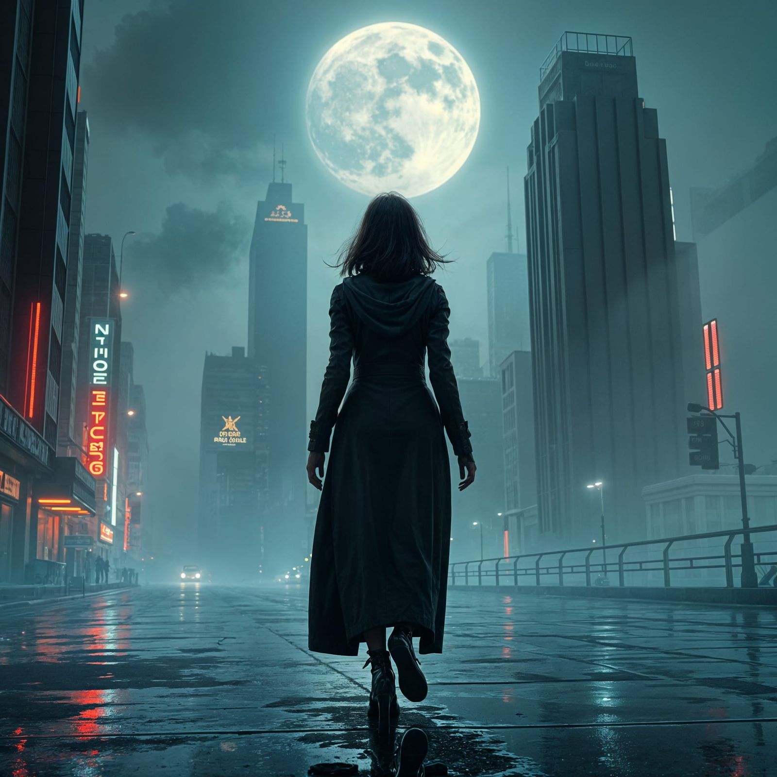 She's Not Looking Back: An AI Interpretation