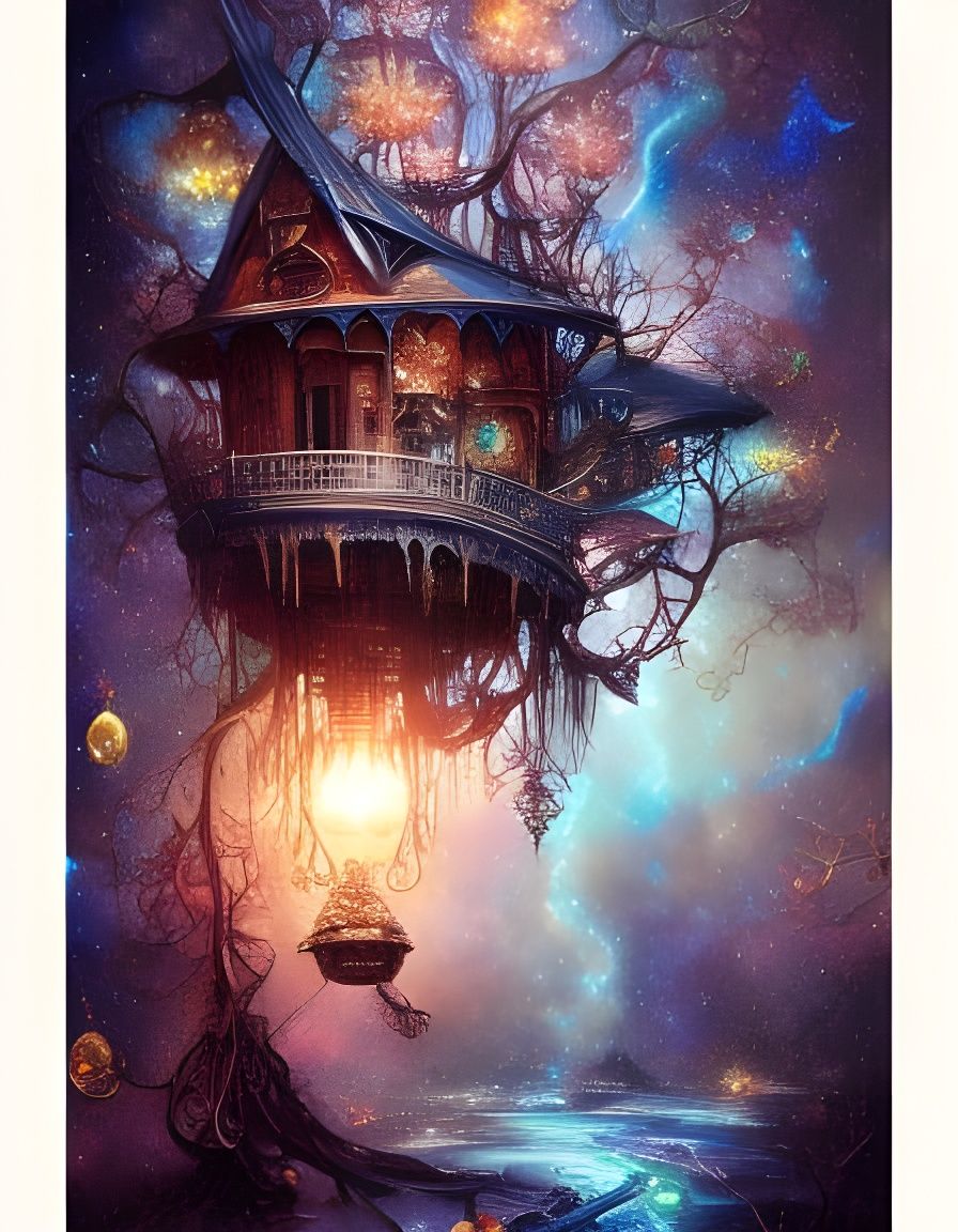 fairytale nebula treehouse