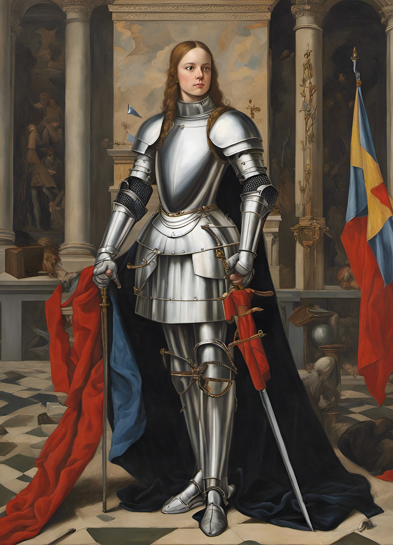 Joan of Arc in Gothic Armor