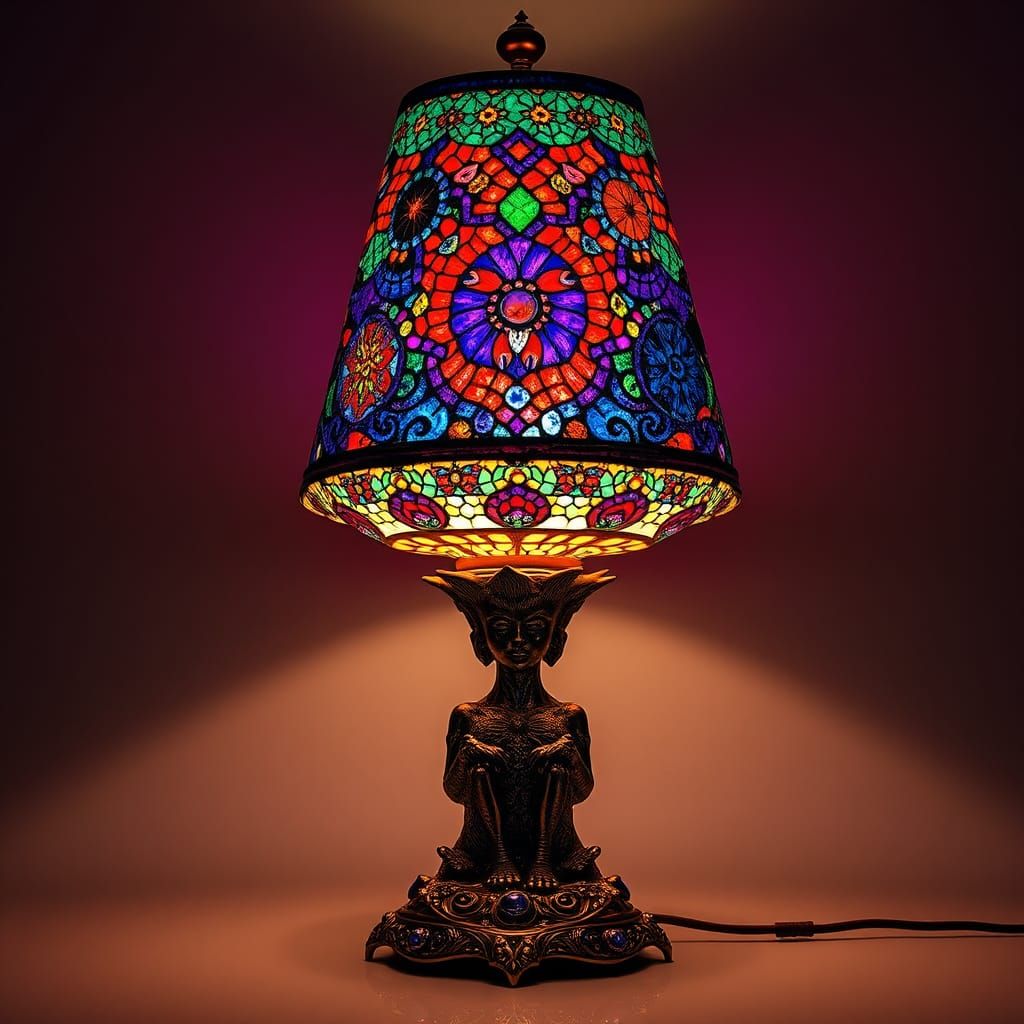 an unconventional lamp
