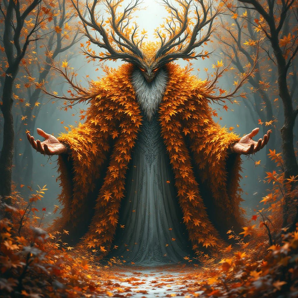 Surreal Autumn God Reveals Winter Landscape