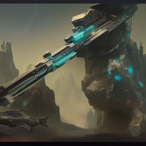 Sci-Fi Soldier in Detailed Matte Painting Style