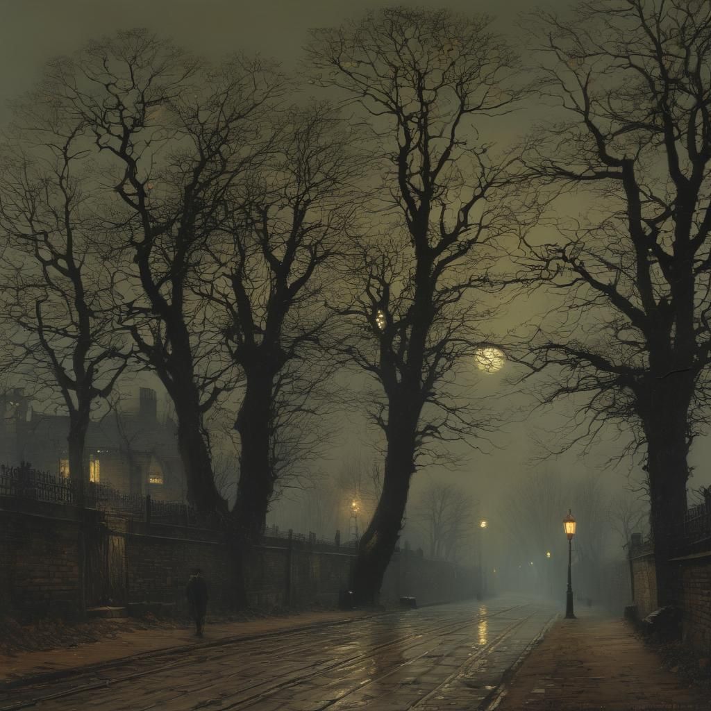 Grimdark Landscape in Victorian Style