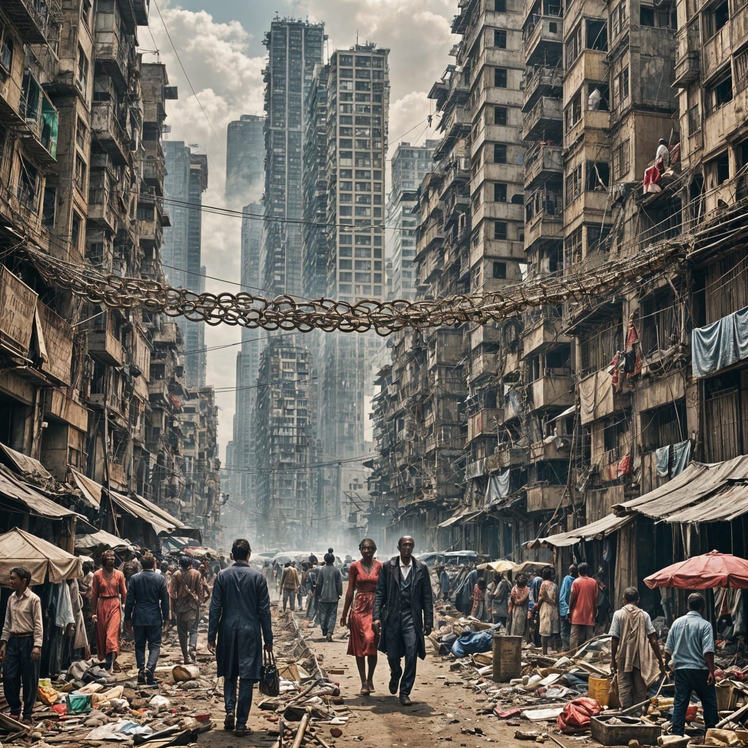 Wealth and Poverty: A Cinematic Split-Screen