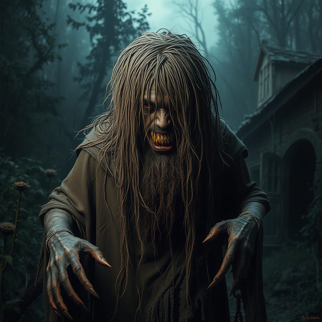 Ethereal Creacher Emerges from Abandoned Ukrainian Village