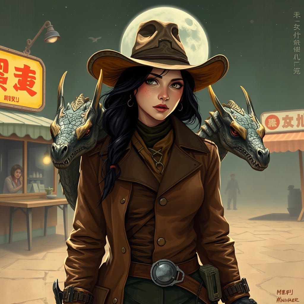 Fearless Space Cowboy and Dragon Hunt Outlaws