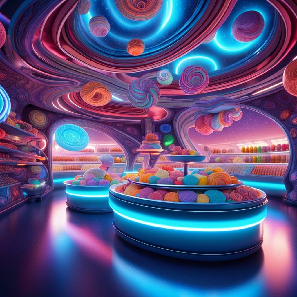 Futuristic Candy shop 3.0