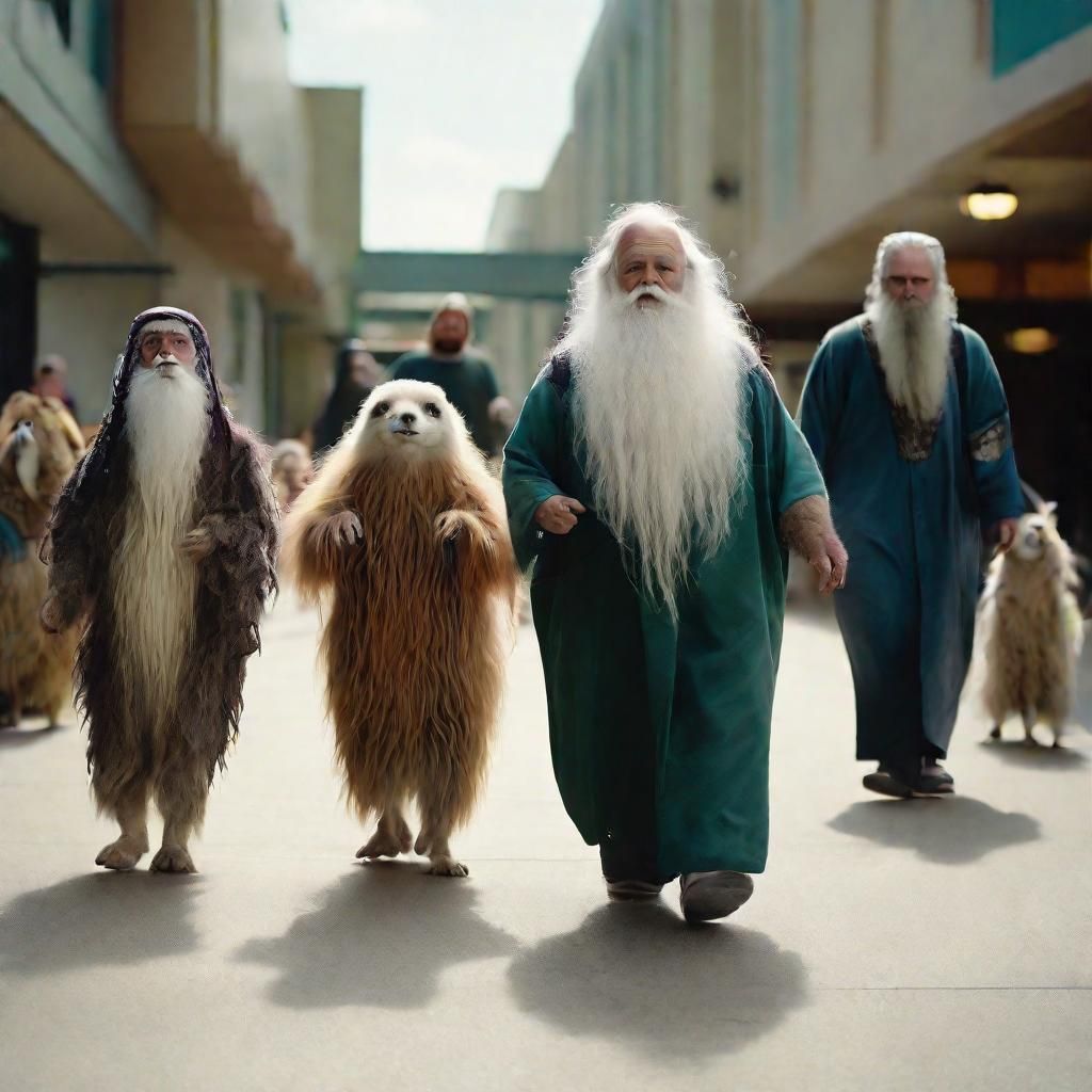 Furry Wizard Midgets Journey to Cafeteria Show