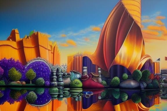 Hyperrealistic Oil Painting on Canvas