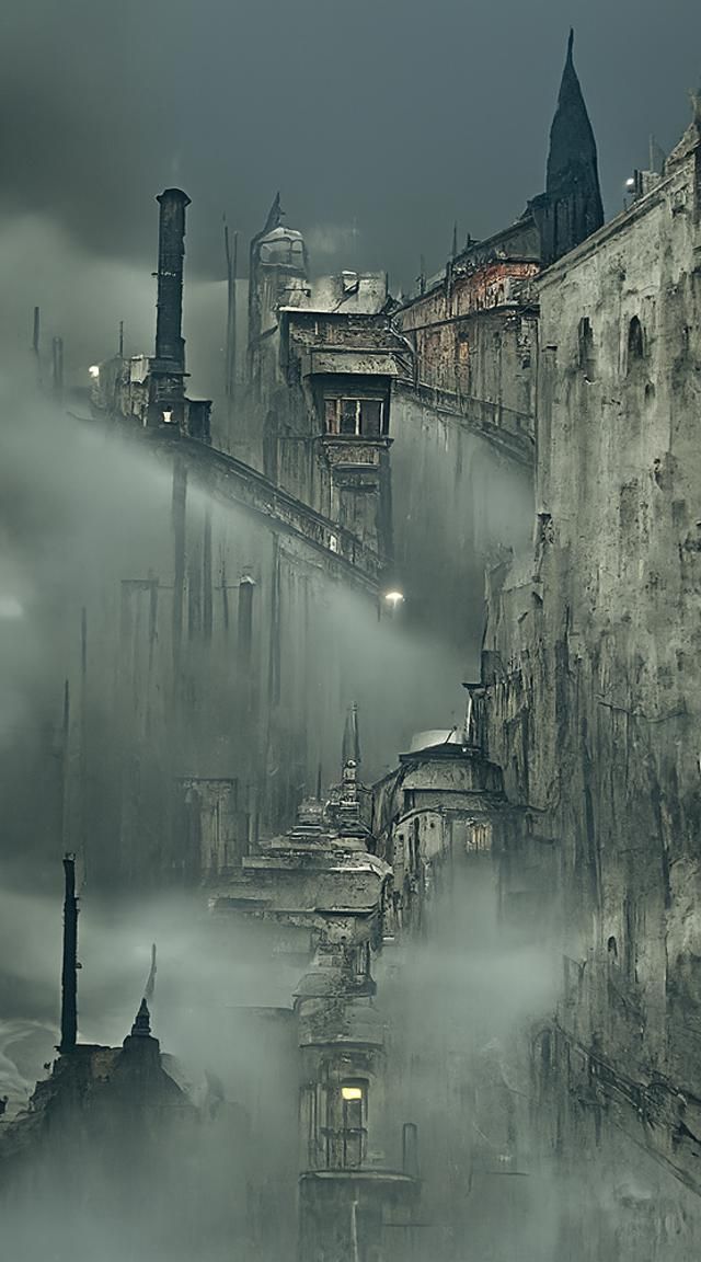 Misty Art-Nouveau Alleys of Budapest Vienna