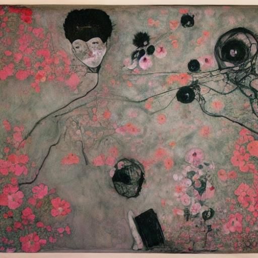 Extraterrestrial Cherry Blossoms: An Abstract Expression