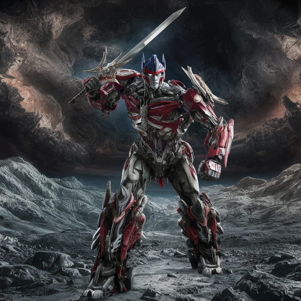 Epic Rodimus Prime Revolution of Cybertron Movie Poster