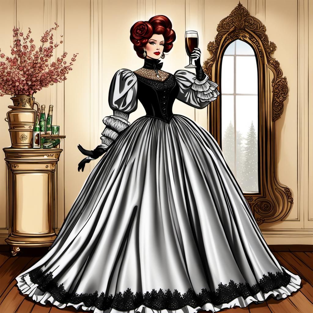 National Beer Day Celebration: A Pompous Couture Scene