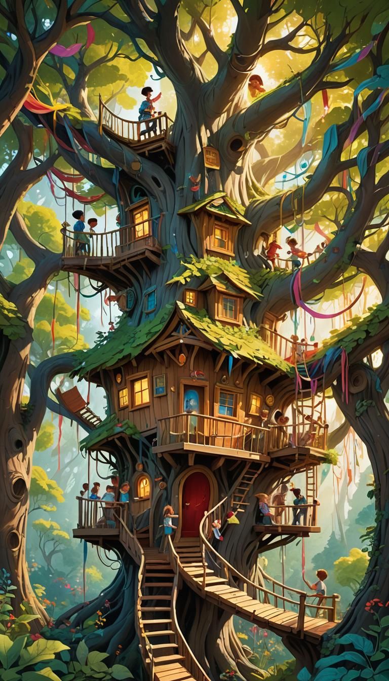 A Suessian Treehouse